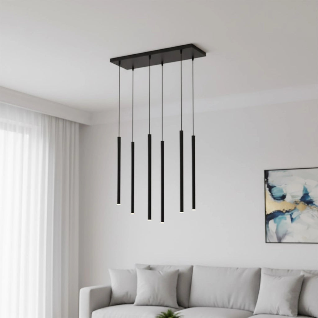Lampada a sospensione Selter in acciaio nero opaco