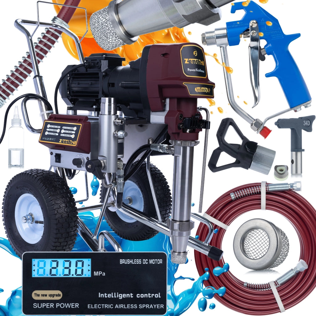 Agitatore Verniciatore Zenthril Infinity LP – 4000W, 20MPa, 10L/min | Tecnologia PowerXcellence | Vernici e Stucchi