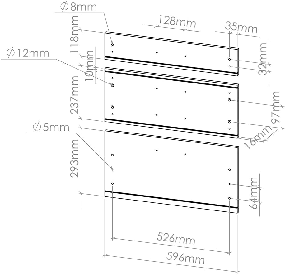 Frontale cucina R-Line, Antracite lucido, 59.6 x 71.3 cm frontale del mobile per mobile base con cassetti