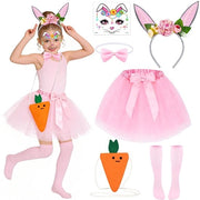 Costume per coniglio - Fascia per coniglio - Abito da coniglio - Code: 123456 - Modello: ABC123 - Materiale: Tulle - Dimensioni: 50x50 cm - Colori: vari - Ideale per le feste di Pasqua