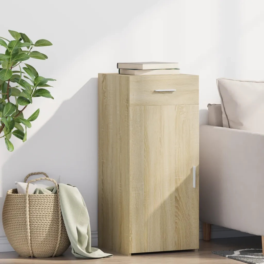 Credenza | Madia | Buffet da pranzo | Armadio da pranzo Rovere Sonoma 40x42,5x93 cm in Legno Multistrato