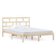 Letto matrimoniale | Letto per adulti | Giroletto in Legno Massello di Pino 140x200 cm
