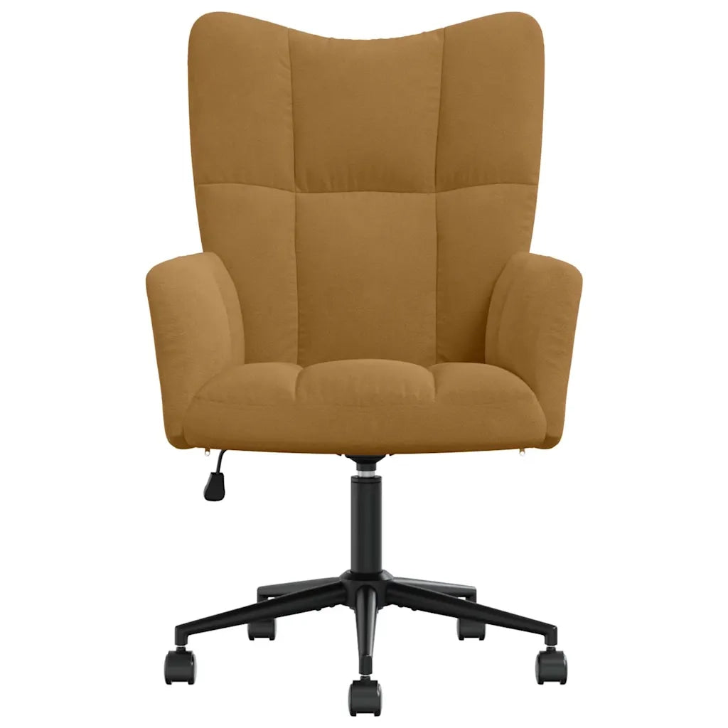 Divano Sedia-Poltrona Relax Marrone in Velluto 915817