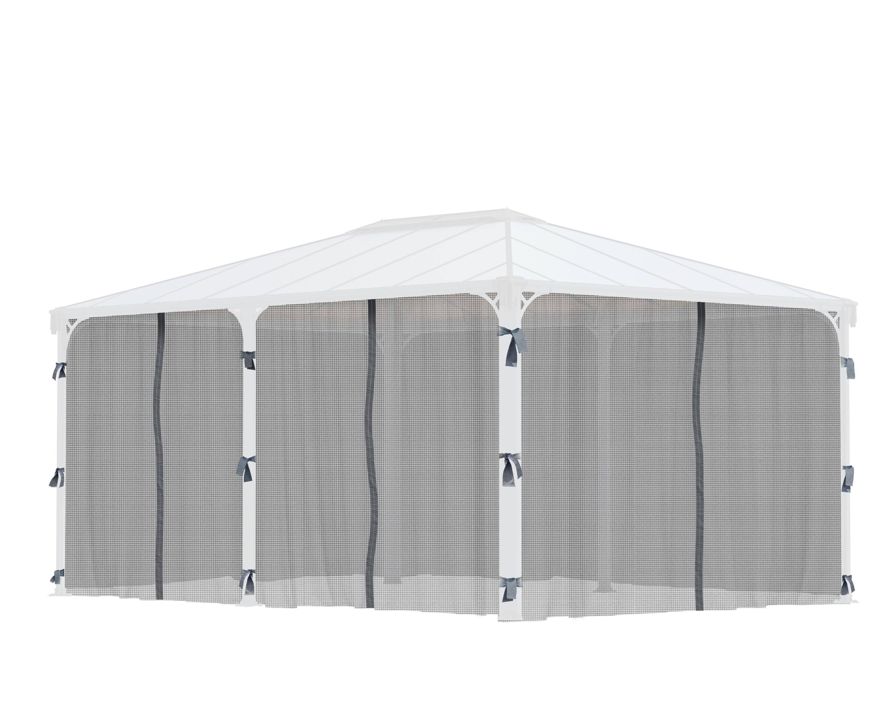 Rete Antizanzarae Per Gazebo Milano & Martinique 4.7X2.2 m