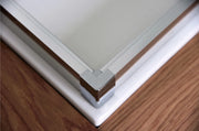 Box doccia angolare Style profilo cromato 140x140cm da 6mm in cristallo serigrafato