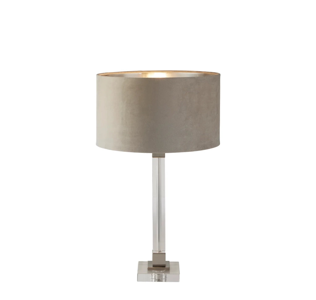 Lampada Scrivania Contemporanea Scarborough Cristallo Senza Paralume 1 Luce E27
