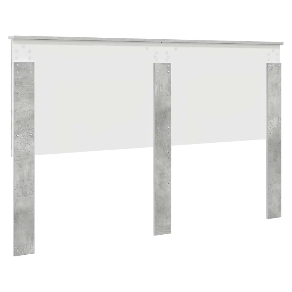 Testiera-Testata-Testiera Decorativa Grigio cemento 160 cm Legno multistrato 912715