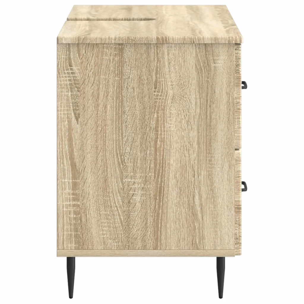 Armadio per Lavabo da Bagno HAARLEM Rovere Sonoma 896797
