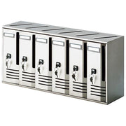 Alubox 2736040 cassetta per la posta Argento Cassetta postale a parete Alluminio