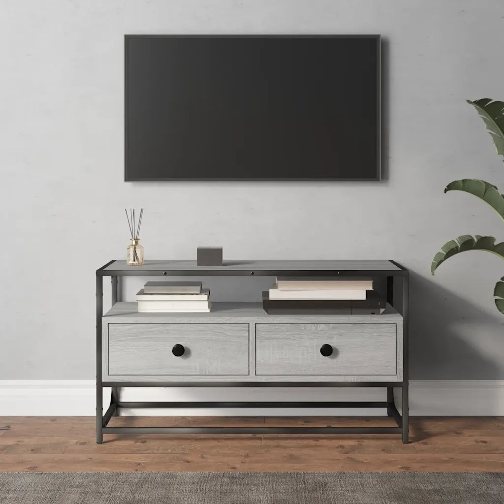Mobile TV | Armadietto TV | Mobile Porta TV Grigio Sonoma 80x35x45 cm in Legno Multistrato
