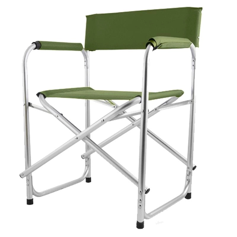 MAURY'S SEDIA REGISTA IN ALLUMINIO IN COLORAZIONE VERDE GAMBE IN ALLUMINIO RESISTENTE