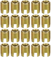 Set di viti a mano per riparazioni in acciaio di carbonio - 20 pezzi - M8 x 1,25 / M12 x 1,5 - Duraturo - Facile da installare - Set di viti a mano