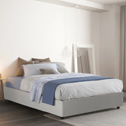Andla, Letto Piazza e Mezza Sfoderabile Made in Italy, Bianco