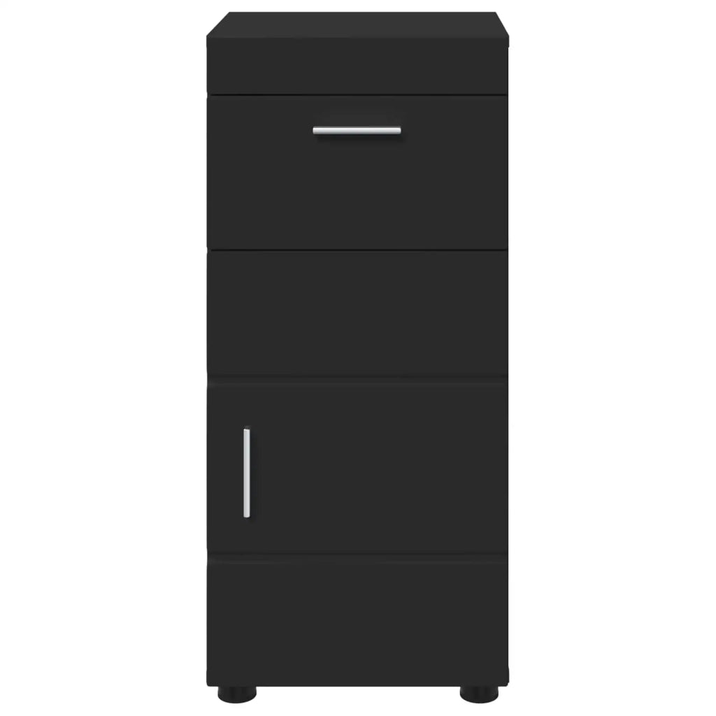Set di Armadi da Bagno TULUM Nero 37 x 31,5 x 82 cm 880342