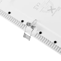 Faretto LED incasso pannello quadrato slim DMX RGB multicolore luce calda 24V impermeabile cromoterapia box doccia bagno 23W foro 155x155