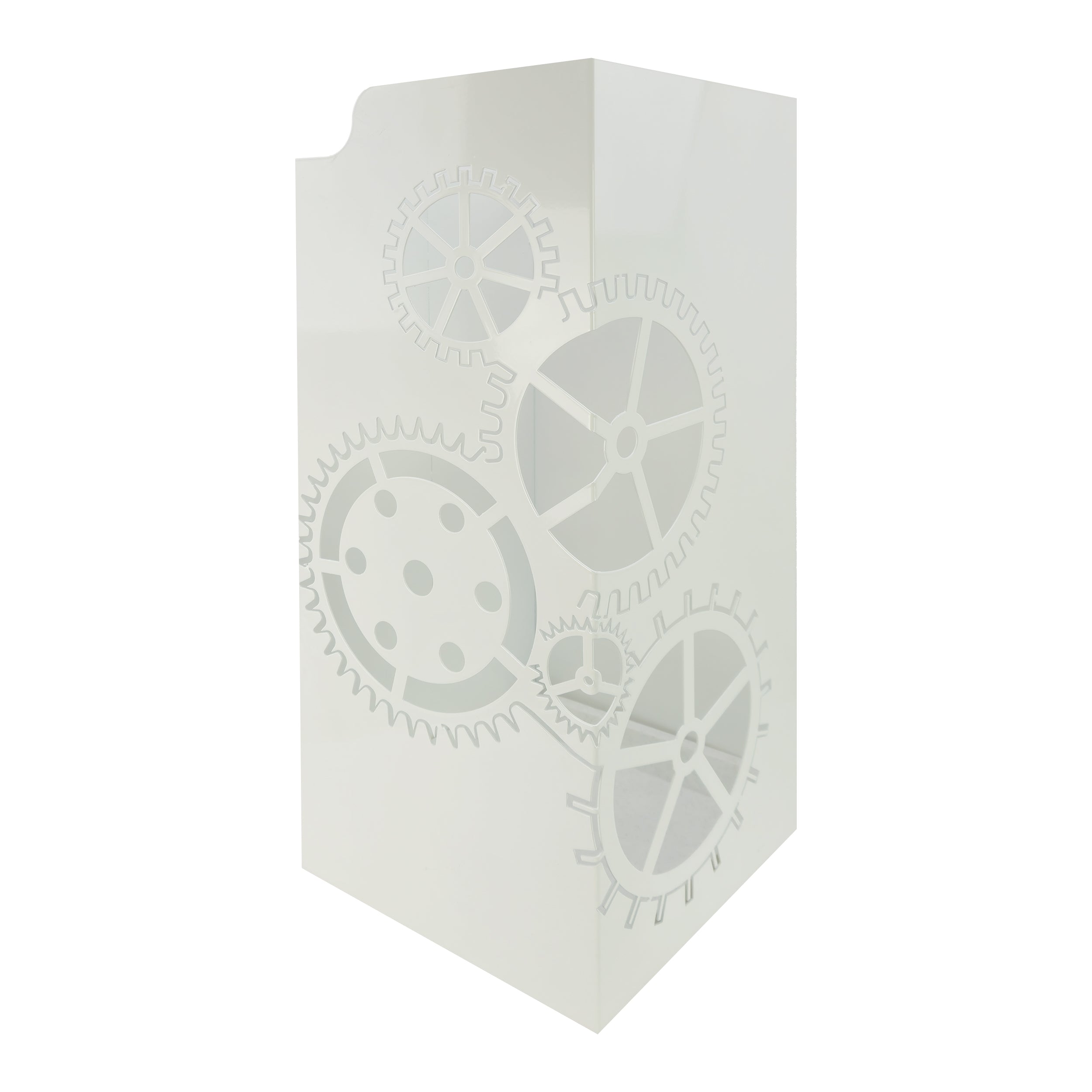 Portaombrelli in metallo soggetto ingranaggi cm 24x24x60