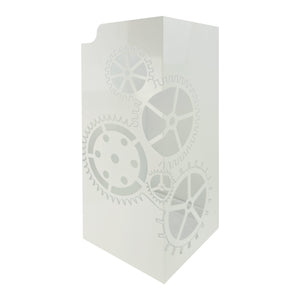 Portaombrelli in metallo soggetto ingranaggi cm 24x24x60