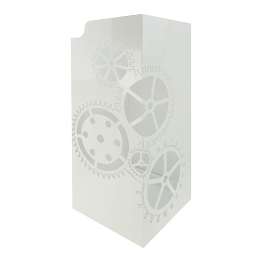 Portaombrelli in metallo soggetto ingranaggi cm 24x24x60