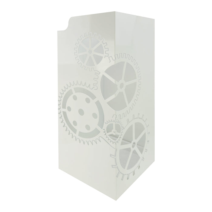 Portaombrelli in metallo soggetto ingranaggi cm 24x24x60