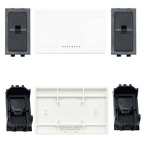 Copritasto illuminabile bticino livinglight bianco per ambienti eleganti *** numero posti 3 moduli, confezione 1