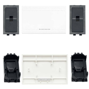 Copritasto illuminabile bticino livinglight bianco per ambienti eleganti *** numero posti 3 moduli, confezione 1