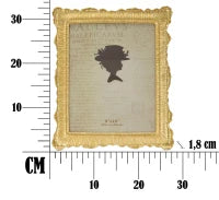 Cornice Linear Glam Cm 27X1.8X32.3 (Misura Interna Cm 20X25)