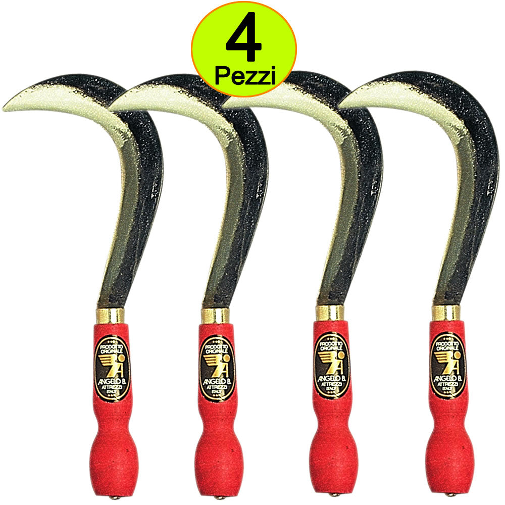 Roncola per ortaggi roncolino per giardino verdura cm 14 multipack pezzi 4