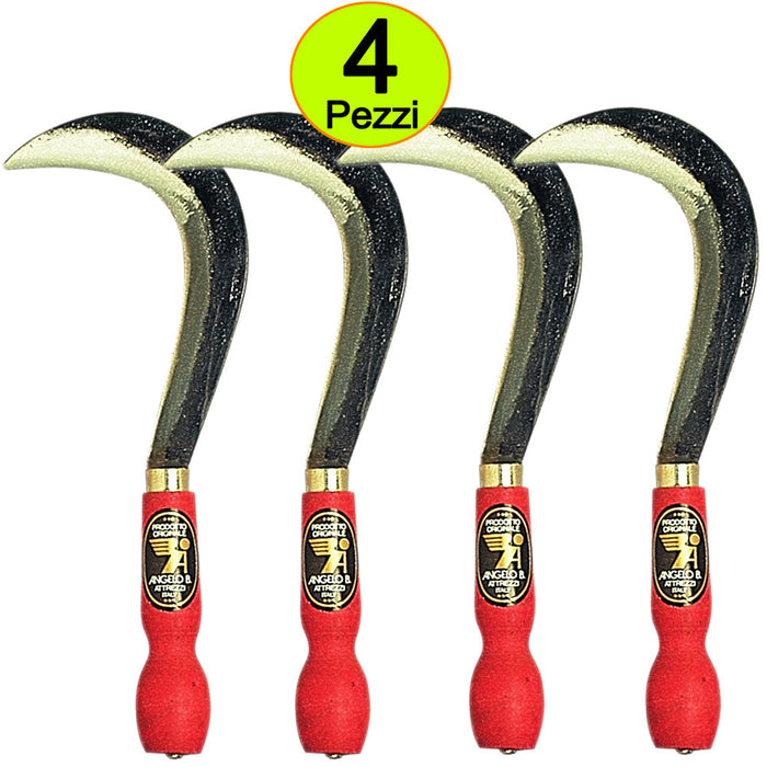 Roncola per ortaggi roncolino per giardino verdura cm 14 multipack pezzi 4