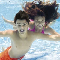 26798NP - Piscina Prisma Ovale 610X305X122 Cm Con Pompa Filtro, Scaletta Doppia, Telo Base, Copertura