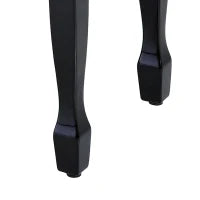 Sgabello Panca per Pianoforte con Altezza Regolabile 45-55cm, in Legno e pelle PU Nera