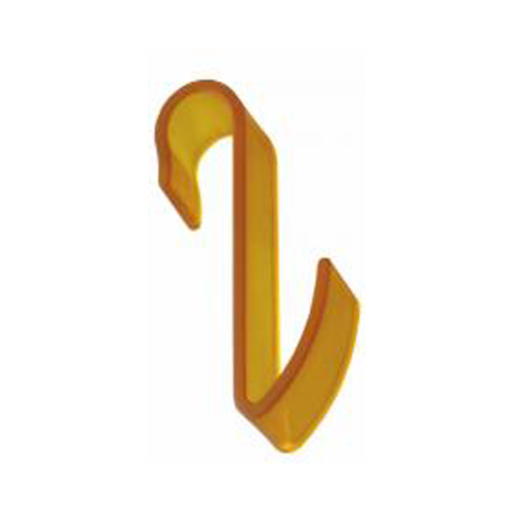 Pika shop appendino per termoarredo tubo orizzontale modello hook giallo