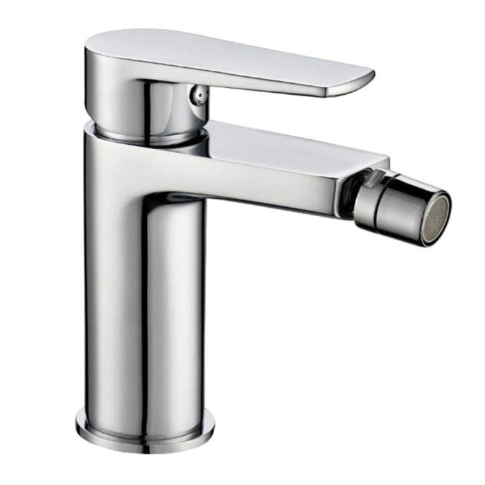 Miscelatore rubinetto asia per bidet in ottone colore cromato con piletta *** confezione 1