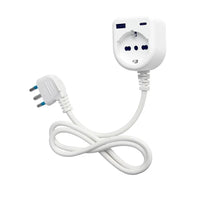 Ecova 30262 prolunga elettrica 1 presa p40 schuko con usb-a e usb-c