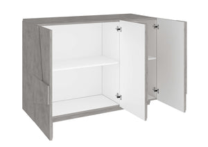 Mobile PING L 121.8 x H 86 x P 39.2 cm grigio cemento