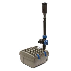 Laghetto da giardino nemi azzurro e pompa gda 1500 uvc 5 watt