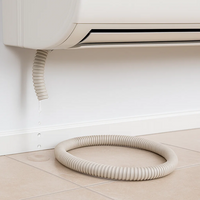 Tubo guaina spiralata grigia flessibile in pvc 5 metri per cavi elettrici *** diametro 20 millimetri, confezione 1