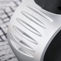 Ellittica da Casa Magnetica con Schermo LCD, 8 Livelli di Resistenza e Sedile Regolabile, 103x62x151cm Nero