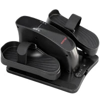 Mini pedaliera, 12 velocità, display LED, telecomando, antiscivolo, portatile, in metallo e plastica, Nero