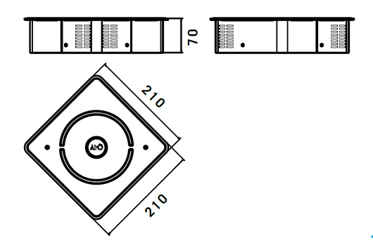 'AirO'' Ceiling Bianco'