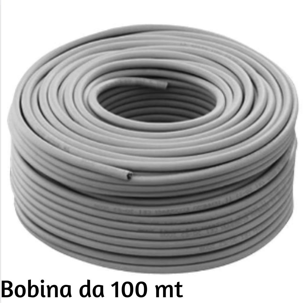 Cavo elettrico fg16or 2x4 mm² grigio 0,6/1 kv matassa 100 metri