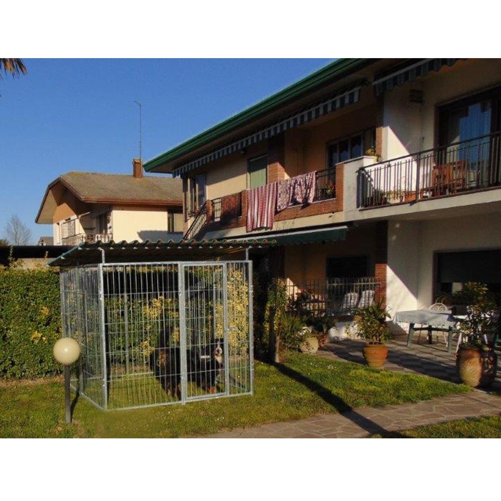 Box per cani da esterno coperto con zincatura elettrolitica da 200x200x altezza 180 cm
