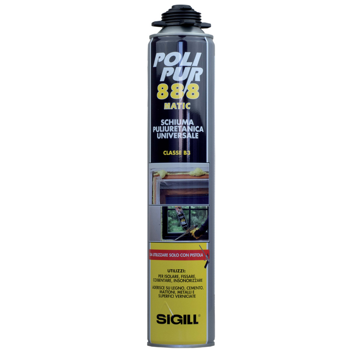 Schiuma poliuretanica per pistola polipur 888 isolamento 750 ml sigill