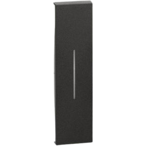 Cover illuminabile bticino 1 modulo varie finiture di colore *** colore nero, confezione 1