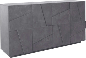 Mobile PING L 162.4 x H 86 x P 44.2 cm grigio ardesia