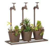 Vasetto Industry Triplo Cm 49X19X48