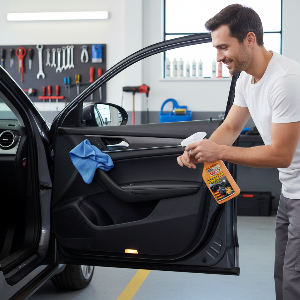 Trattamento 3in1 plastiche 500 ml pulizia ravvivo e protezione per auto