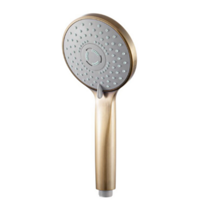 Doccetta bronzata spazzolato 3 getti ugelli sistema anticalcare