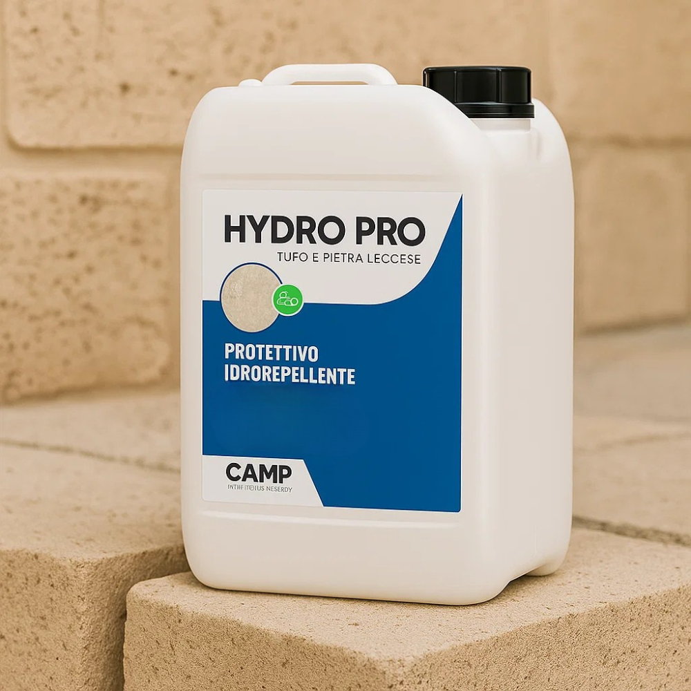 Protettivo idrorepellente consolidante tufo pietra leccese hydro pro camp *** formato 5 lt, confezione 1