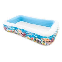 58485NP - Piscina Family Pesci Cm 305X183X56
