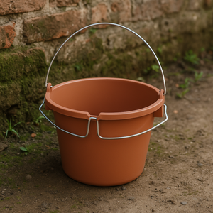 Secchio supporto porta attrezzi manico in acciaio 27 lt. utensili raimondi